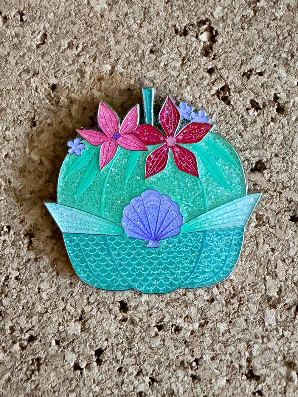 Disney Princess Pumpkin Carriage Enamel Pin - Ariel